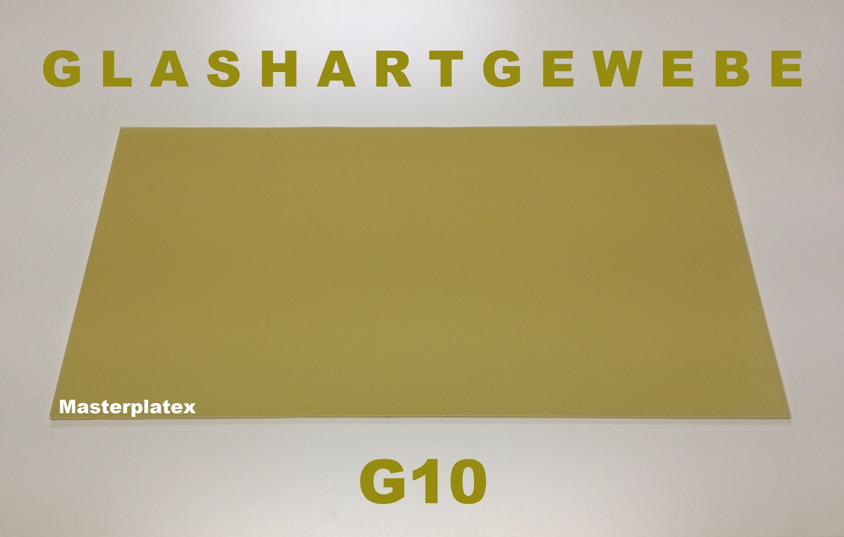 GFK Platte Dicke 3,0 mm G10 FR4 gelb Glasfaser Größe wählbar 